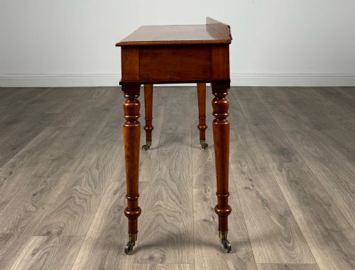 ANTIQUE 19TH CENTURY WRITING TABLE SIDE TABLE IN MAHOGANY - ADDITIONAL PHOTO 2