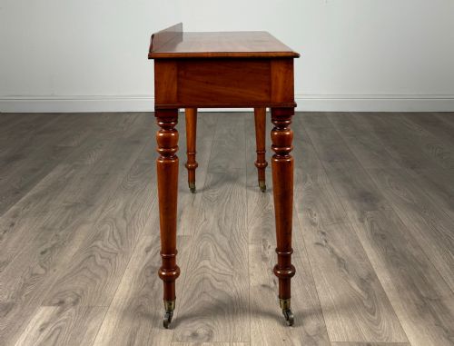 ANTIQUE 19TH CENTURY WRITING TABLE SIDE TABLE IN MAHOGANY - ADDITIONAL PHOTO 6