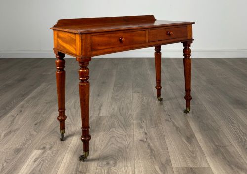 ANTIQUE 19TH CENTURY WRITING TABLE SIDE TABLE IN MAHOGANY - ADDITIONAL PHOTO 7