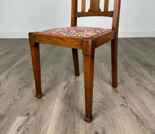 ANTIQUE 20TH CENTURY SET OF 6 ART NOUVEAU STYLE DINING CHAIRS - ADDITIONAL PHOTO 3