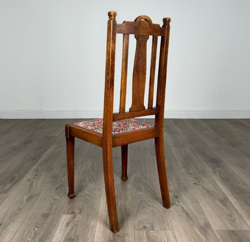 ANTIQUE 20TH CENTURY SET OF 6 ART NOUVEAU STYLE DINING CHAIRS - ADDITIONAL PHOTO 7