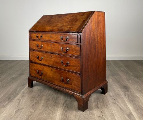 ANTIQUE GOOD QUALITY 18TH CENTURY BUREAU IN MAHOGANY - ADDITIONAL PHOTO 2