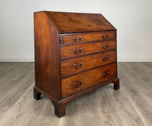 ANTIQUE GOOD QUALITY 18TH CENTURY BUREAU IN MAHOGANY - ADDITIONAL PHOTO 8