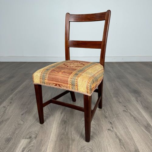 ANTIQUE 18TH CENTURY SET OF 6 MAHOGANY DINING CHAIRS - ADDITIONAL PHOTO 1
