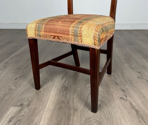 ANTIQUE 18TH CENTURY SET OF 6 MAHOGANY DINING CHAIRS - ADDITIONAL PHOTO 3