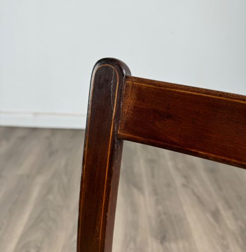 ANTIQUE 18TH CENTURY SET OF 6 MAHOGANY DINING CHAIRS - ADDITIONAL PHOTO 7