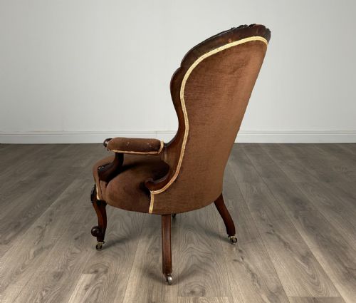 ANTIQUE EARLY 19TH CENTURY ARMCHAIR IN MAHOGANY - ADDITIONAL PHOTO 2
