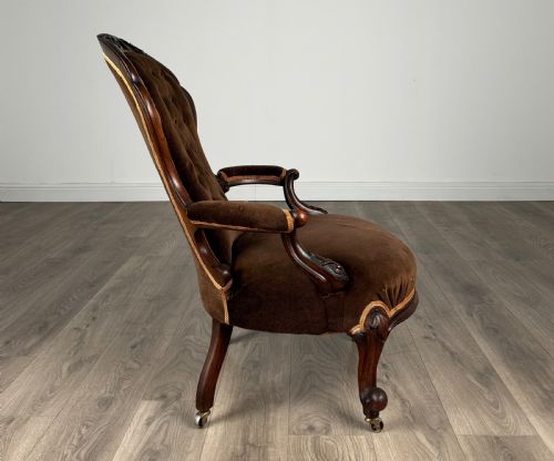 ANTIQUE EARLY 19TH CENTURY ARMCHAIR IN MAHOGANY - ADDITIONAL PHOTO 5