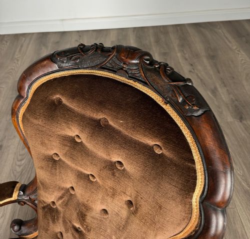 ANTIQUE EARLY 19TH CENTURY ARMCHAIR IN MAHOGANY - ADDITIONAL PHOTO 9
