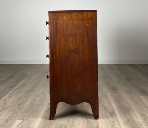 ANTIQUE 18TH CENTURY BOW FRONT CHEST OF DRAWERS IN MAHOGANY REF AF3117 - ADDITIONAL PHOTO 2