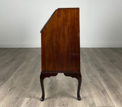 fig 3. Antique 20th Century Chippendale Style Bureau In Mahogany