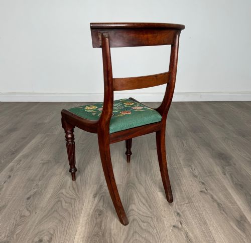 ANTIQUE 18TH CENTURY SET OF 6 MAHOGANY DINING CHAIRS - ADDITIONAL PHOTO 5