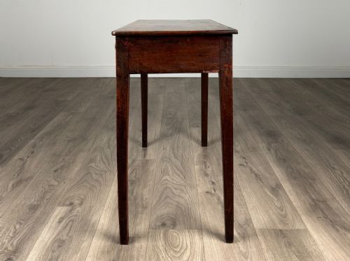 ANTIQUE 18TH CENTURY SIDE TABLE WRITING TABLE IN MAHOGANY - ADDITIONAL PHOTO 2