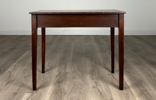 ANTIQUE 18TH CENTURY SIDE TABLE WRITING TABLE IN MAHOGANY - ADDITIONAL PHOTO 4