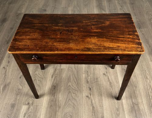 ANTIQUE 18TH CENTURY SIDE TABLE WRITING TABLE IN MAHOGANY - ADDITIONAL PHOTO 8