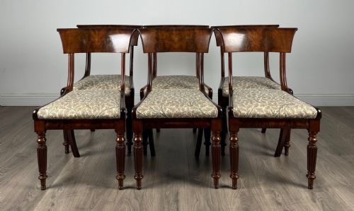 antique 18th century set of 6 mahogany dining chairs - CATEGORY: ANTIQUE CHAIRS - DATED 18TH CENTURY
