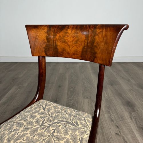 ANTIQUE 18TH CENTURY SET OF 6 MAHOGANY DINING CHAIRS - ADDITIONAL PHOTO 2