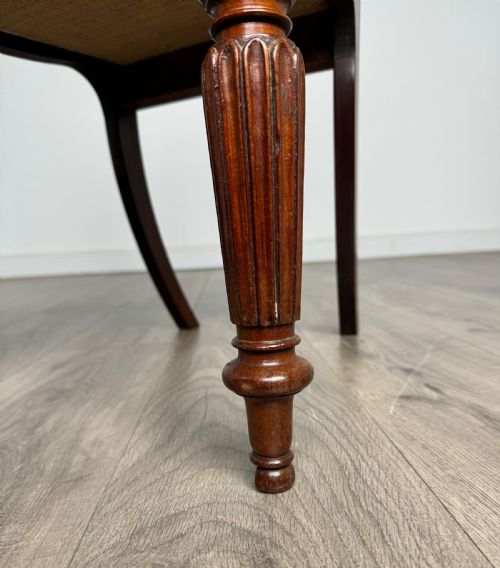 ANTIQUE 18TH CENTURY SET OF 6 MAHOGANY DINING CHAIRS - ADDITIONAL PHOTO 5