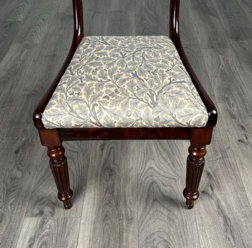 ANTIQUE 18TH CENTURY SET OF 6 MAHOGANY DINING CHAIRS - ADDITIONAL PHOTO 7