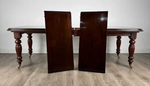 ANTIQUE 20TH CENTURY VICTORIAN STYLE DINING TABLE IN MAHOGANY - ADDITIONAL PHOTO 3
