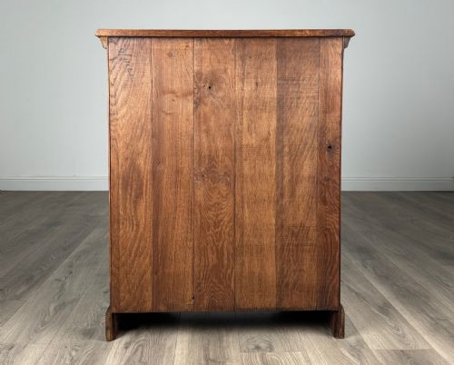ANTIQUE 20TH CENTURY BOOKCASE OF SMALL PROPORTION IN OAK - ADDITIONAL PHOTO 4