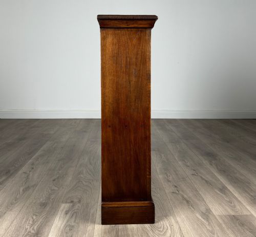 ANTIQUE 20TH CENTURY BOOKCASE OF SMALL PROPORTION IN OAK - ADDITIONAL PHOTO 6