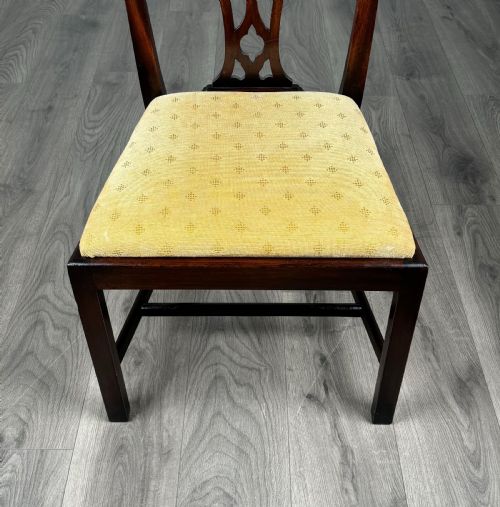 ANTIQUE 20TH CENTURY SET OF 10 CHIPPENDALE STYLE DINING CHAIRS IN MAHOGANY - ADDITIONAL PHOTO 6