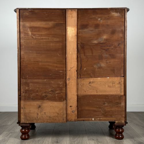 ANTIQUE 19TH CENTURY DWARF WARDROBE IN MAHOGANY - ADDITIONAL PHOTO 5