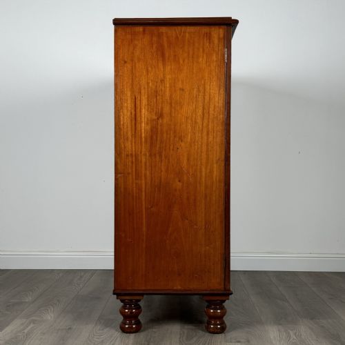 ANTIQUE 19TH CENTURY DWARF WARDROBE IN MAHOGANY - ADDITIONAL PHOTO 7