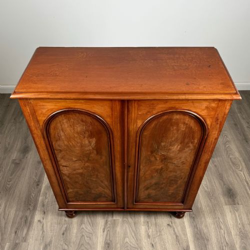 ANTIQUE 19TH CENTURY DWARF WARDROBE IN MAHOGANY - ADDITIONAL PHOTO 9