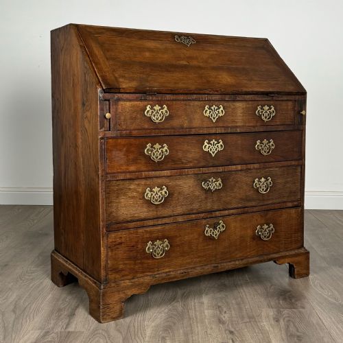 ANTIQUE 18TH CENTURY BUREAU IN OAK - ADDITIONAL PHOTO 8