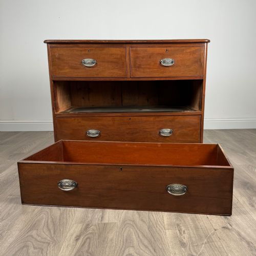 ANTIQUE 19TH CENTURY CHEST OF DRAWERS IN MAHOGANY - ADDITIONAL PHOTO 9
