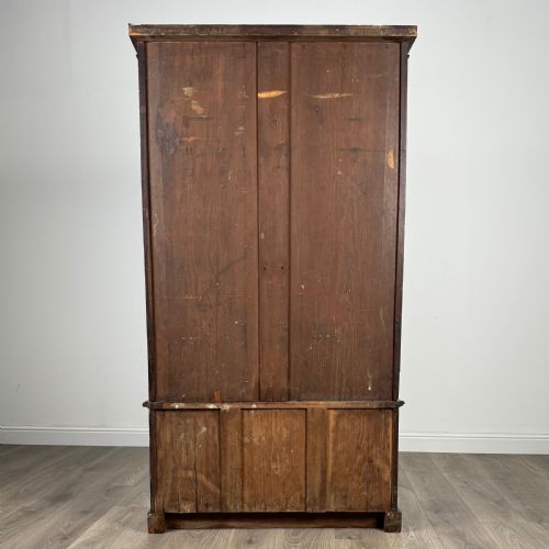ANTIQUE 19TH CENTURY DISPLAY CABINET IN MAHOGANY - ADDITIONAL PHOTO 5