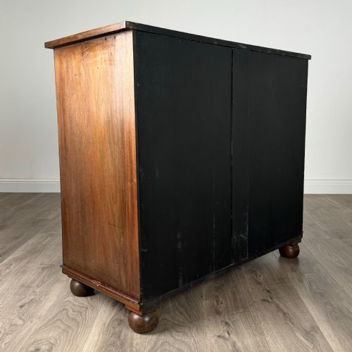 ANTIQUE 19TH CENTURY CHEST OF DRAWERS IN MAHOGANY - ADDITIONAL PHOTO 3