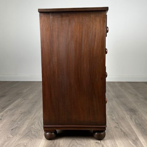 ANTIQUE 19TH CENTURY CHEST OF DRAWERS IN MAHOGANY - ADDITIONAL PHOTO 6