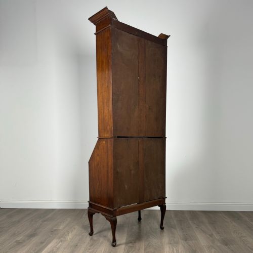 ANTIQUE 20TH CENTURY BUREAU BOOKCASE IN OAK - ADDITIONAL PHOTO 4