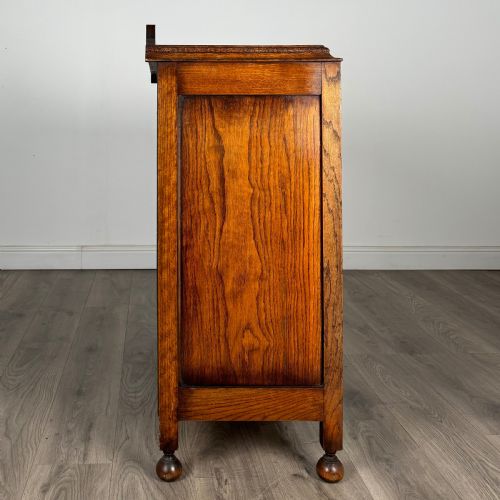 ANTIQUE 20TH CENTURY CHEST OF DRAWERS IN GOLDEN OAK - ADDITIONAL PHOTO 5