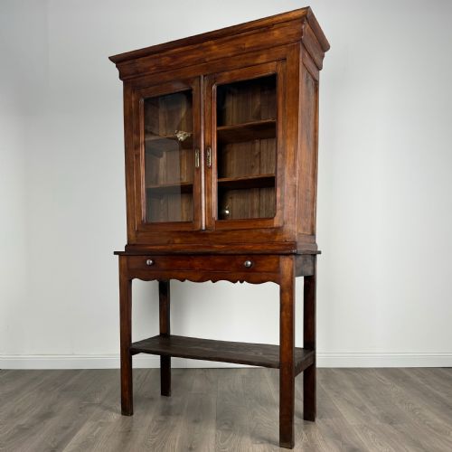 ANTIQUE 19TH CENTURY COUNTRY HOUSE CABINET IN OAK - ADDITIONAL PHOTO 2