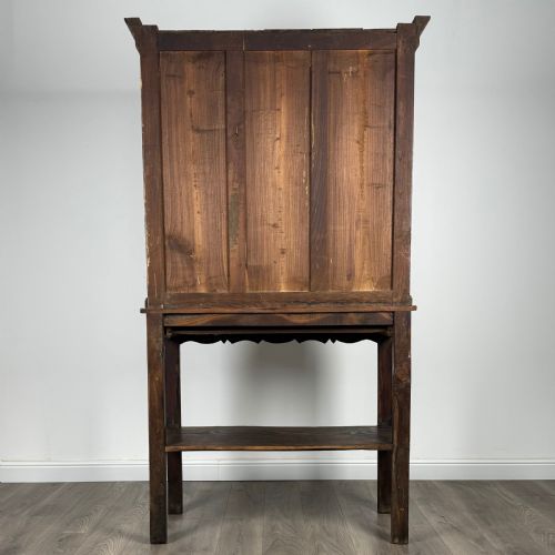 ANTIQUE 19TH CENTURY COUNTRY HOUSE CABINET IN OAK - ADDITIONAL PHOTO 5