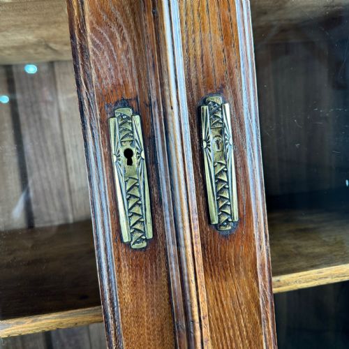 ANTIQUE 19TH CENTURY COUNTRY HOUSE CABINET IN OAK - ADDITIONAL PHOTO 11