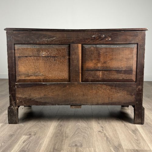 ANTIQUE 18TH CENTURY MULE CHEST COFFER IN OAK - ADDITIONAL PHOTO 13