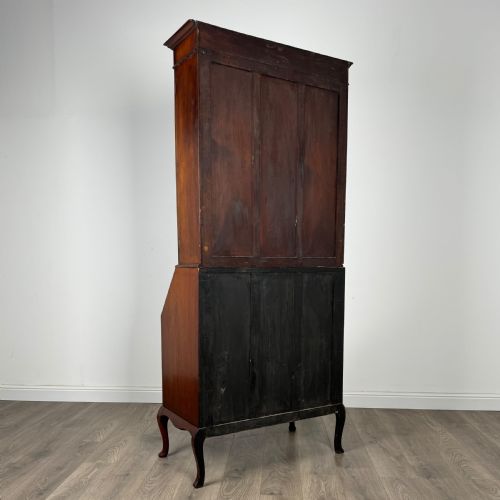ANTIQUE LATE 19TH CENTURY BUREAU BOOKCASE IN MAHOGANY - ADDITIONAL PHOTO 4