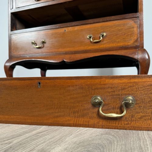 ANTIQUE LATE 19TH CENTURY BUREAU BOOKCASE IN MAHOGANY - ADDITIONAL PHOTO 10