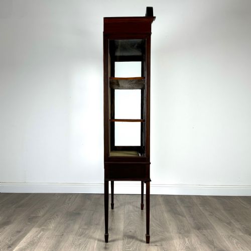 ANTIQUE 19TH CENTURY DISPLAY CABINET IN MAHOGANY - ADDITIONAL PHOTO 7
