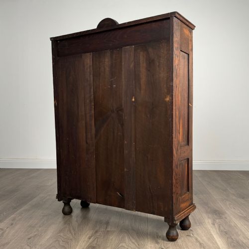 ANTIQUE 20TH CENTURY BOOKCASE IN OAK - ADDITIONAL PHOTO 6