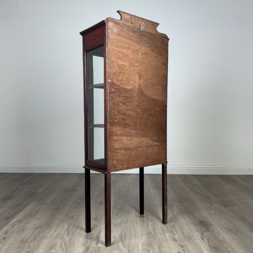 ANTIQUE LATE 19TH CENTURY DISPLAY CABINET IN MAHOGANY - ADDITIONAL PHOTO 4