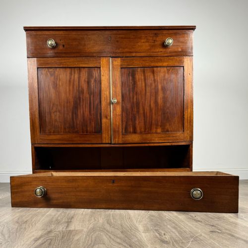 ANTIQUE 18TH CENTURY CUPBOARD IN MAHOGANY - ADDITIONAL PHOTO 10