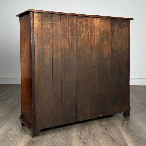 ANTIQUE 20TH CENTURY FINE QUALITY BOOKCASE IN OAK - ADDITIONAL PHOTO 4