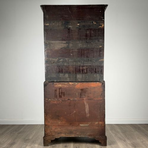 ANTIQUE 18TH CENTURY FINE QUALITY BUREAU BOOKCASE IN MAHOGANY - ADDITIONAL PHOTO 6