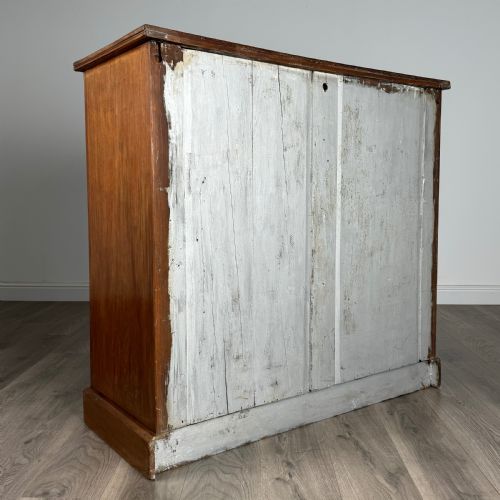 ANTIQUE 20TH CENTURY FINE QUALITY WALNUT CHEST OF DRAWERS - ADDITIONAL PHOTO 3